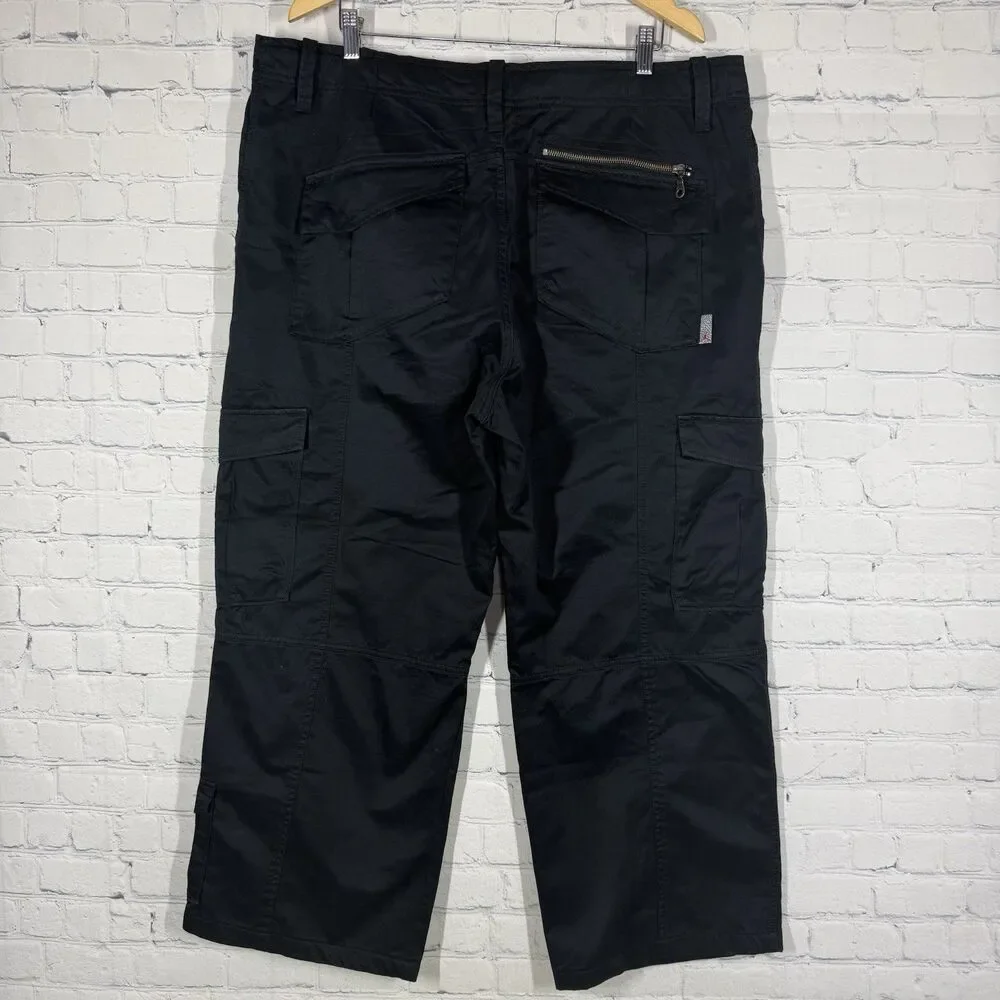Nike Air Jordan Men's Cargo Pants Black Size 38 Cotton Utility Streetwear Skater